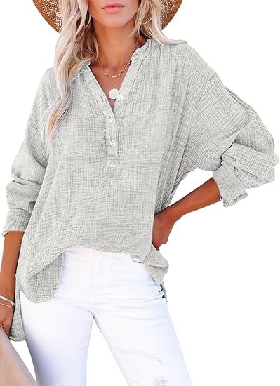ODETTE – ONTSPANNEN ELEGANTIE BLOUSE MET KNOPEN