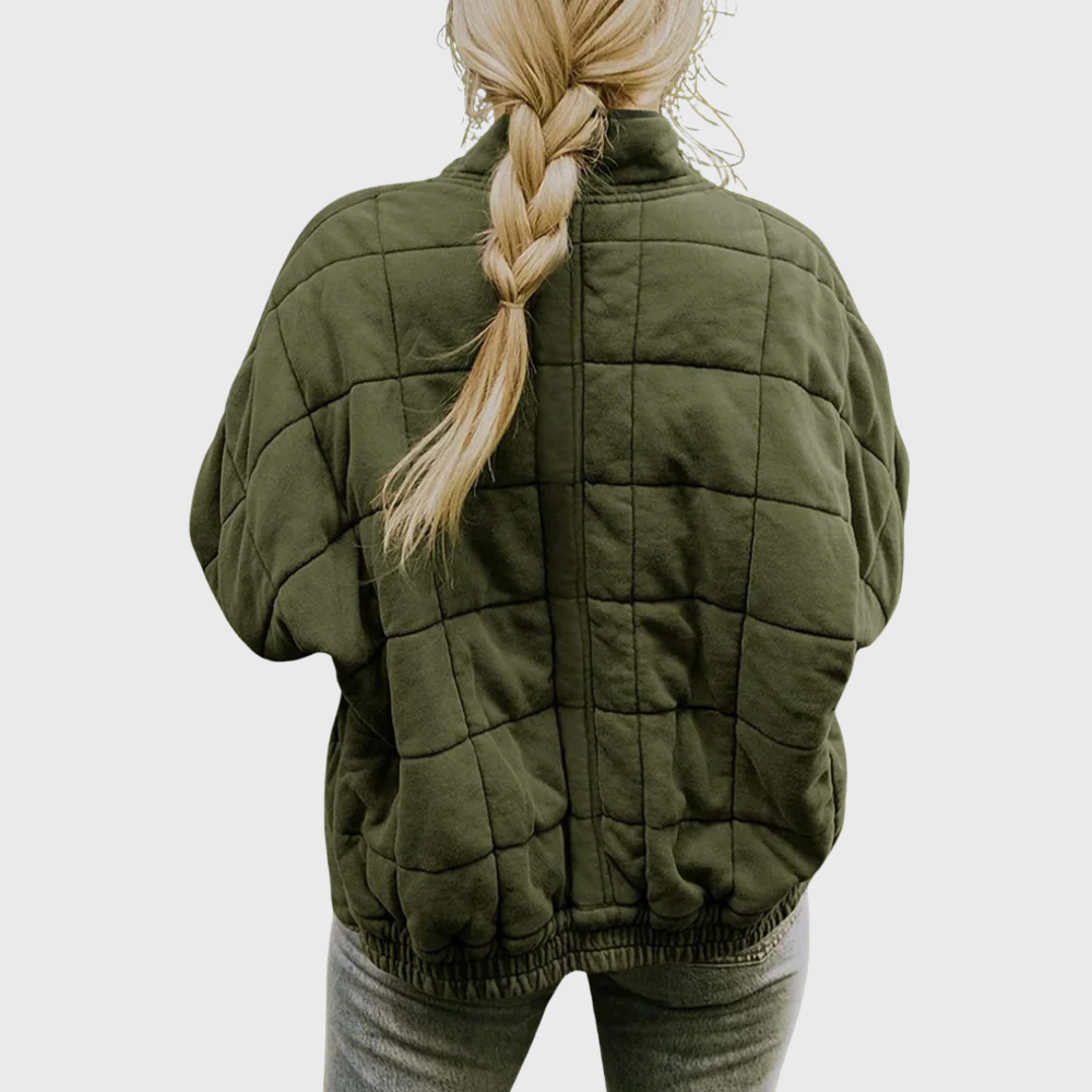 PIA – GEWATTEERD VEST MET RITS