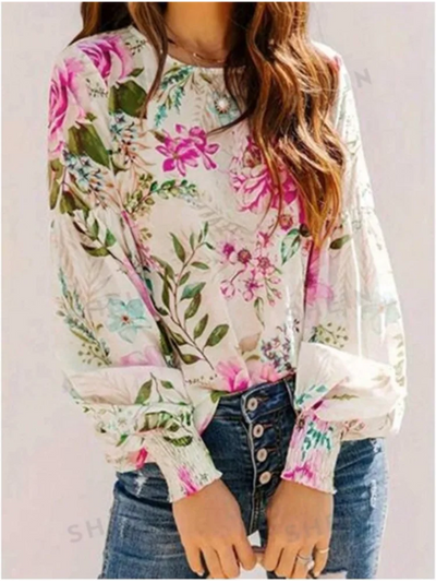 Emmylou™ | Elegante blouse met bloemendessin