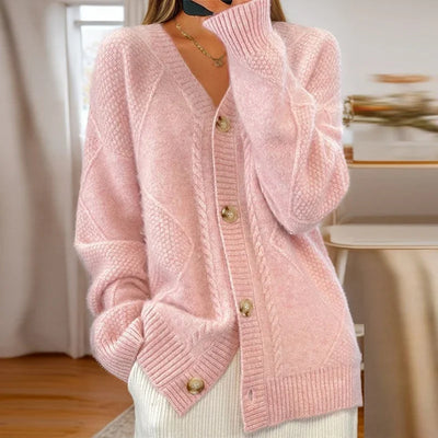EVERLY – GEZELLIG GEBREID VEST MET KNOPEN