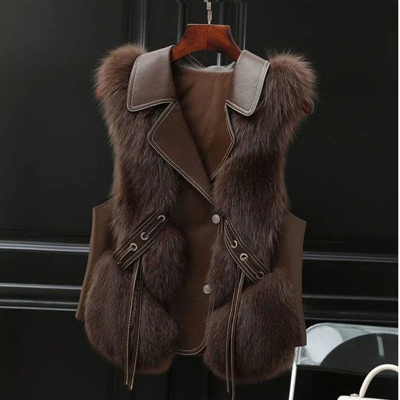 MONICA – LUXE FAUX FUR VEST