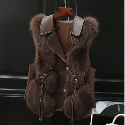 MONICA – LUXE FAUX FUR VEST