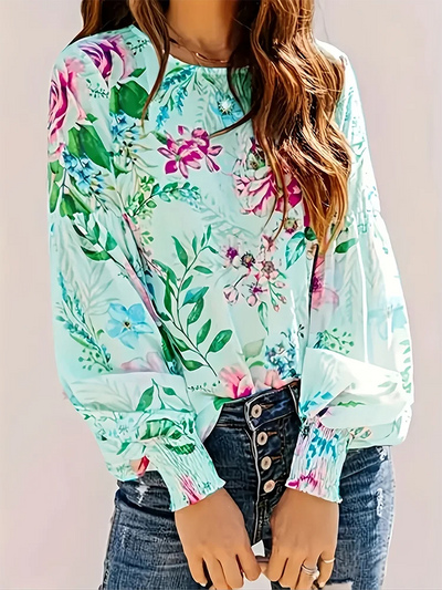 Emmylou™ | Elegante blouse met bloemendessin
