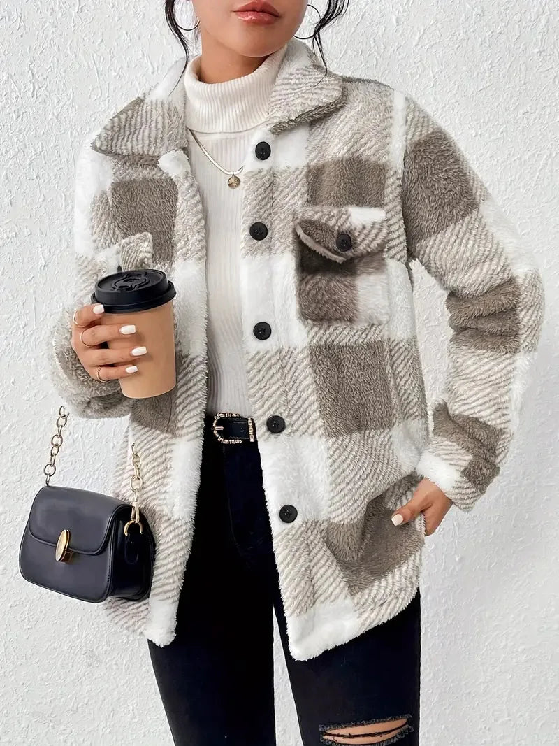 GABRIELLA – GEZELLIGE BUTTON-UP JAS