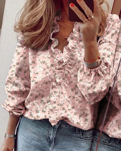Enola™ | Charmante blouse met speelse ruches