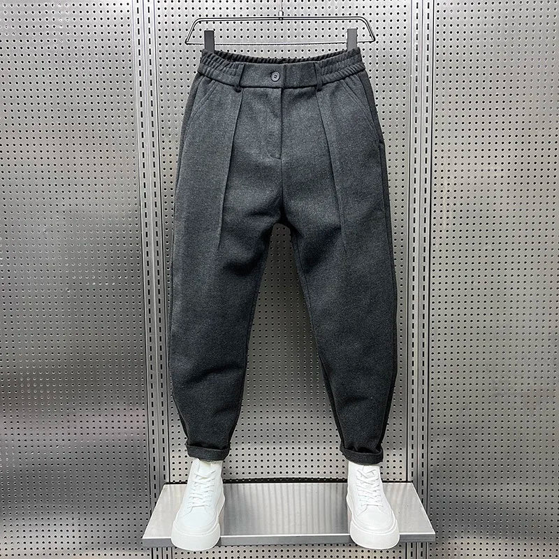 Joan™ | Elegante gemêleerde broek