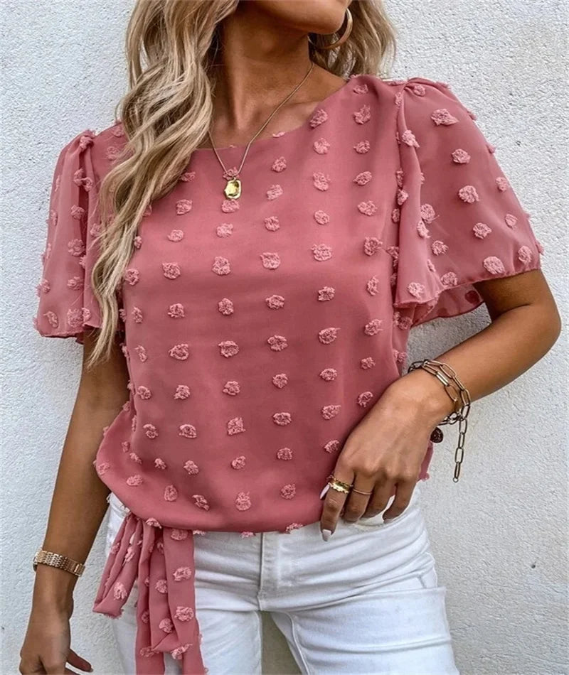 Rita™ | Speelse top met fijne details