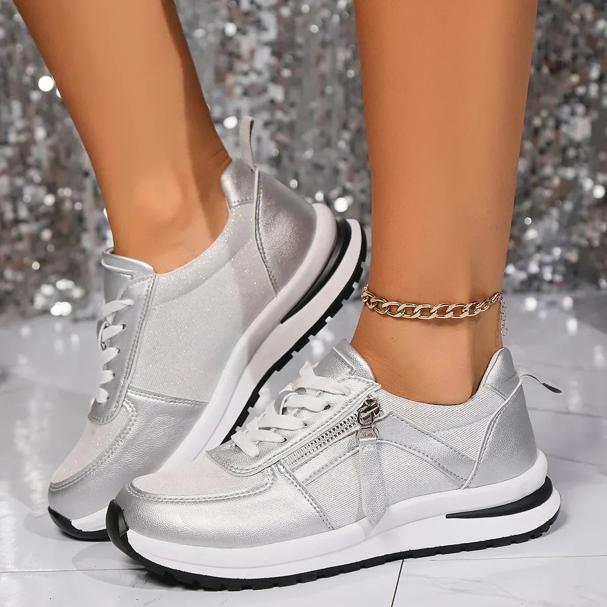 RILEY – GLANZEND COMFORT SNEAKER