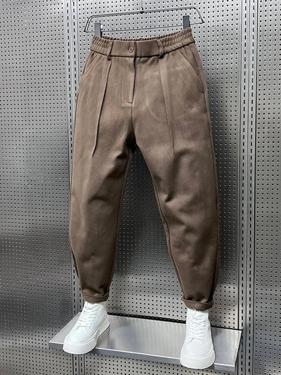 Joan™ | Elegante gemêleerde broek