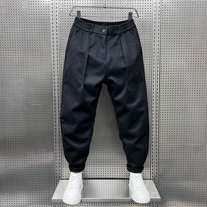 Joan™ | Elegante gemêleerde broek