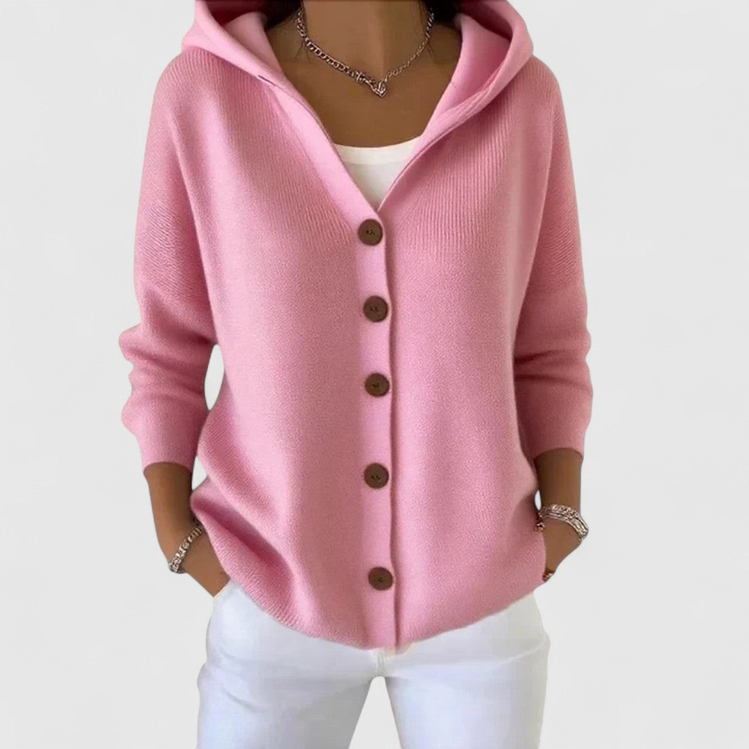 VERA – VEST MET KAP EN KNOPEN