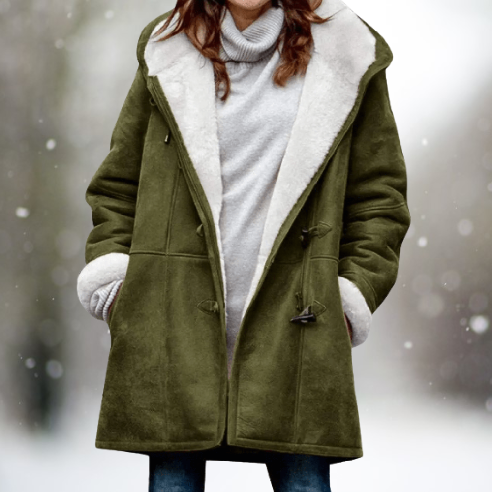 MIRANDA – GEZELLIGE WINTER JAS MET CAPUCHON