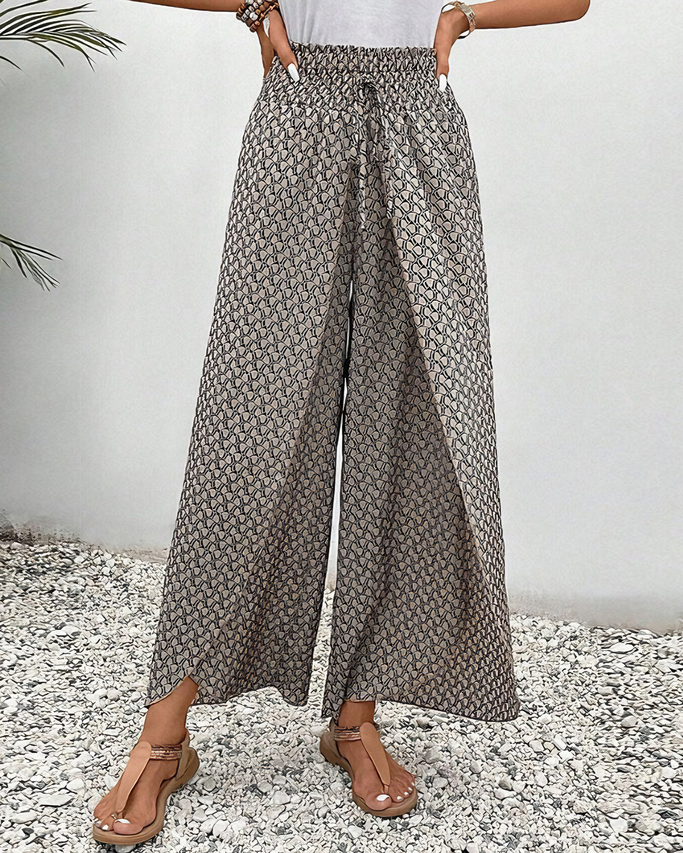 Maya™ | Ontspannen Broek met Wijde Benen