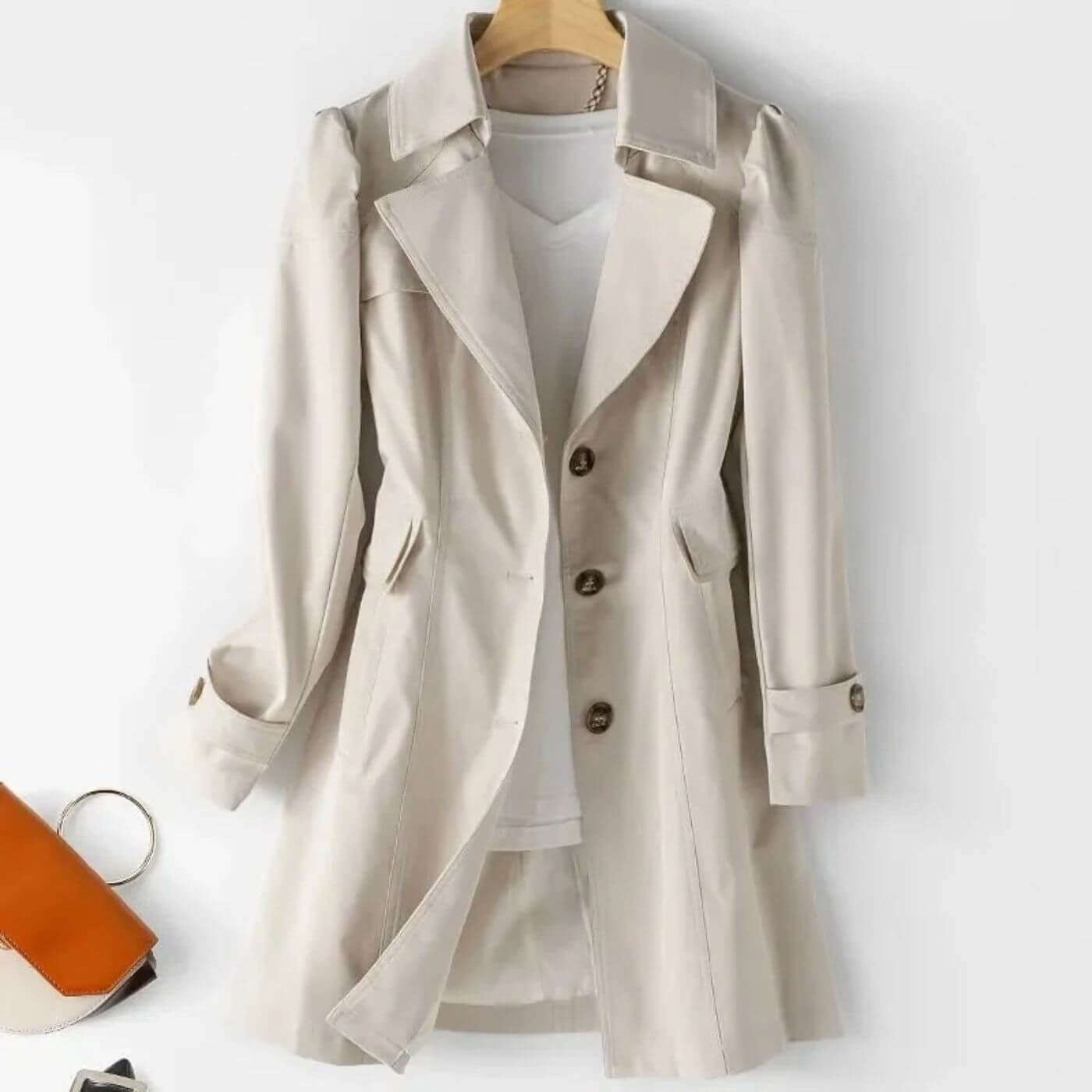 Ynte™ | Klassieke trenchcoat