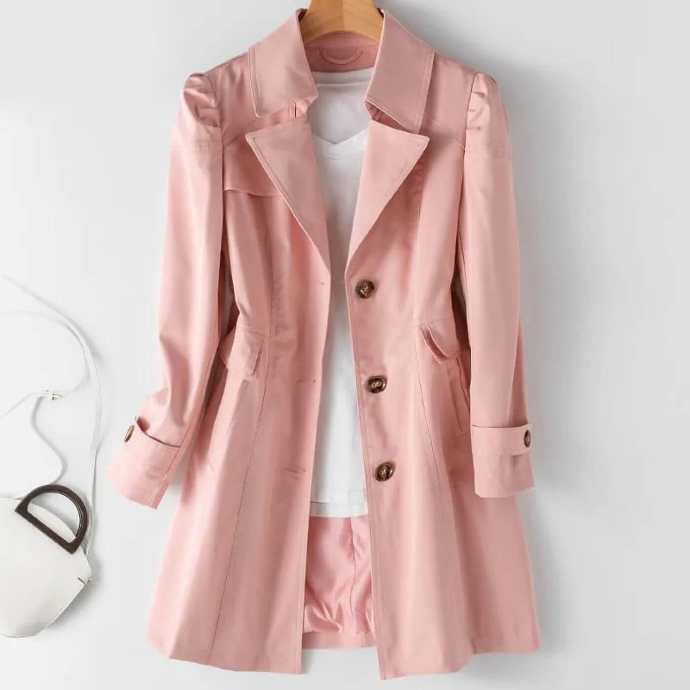Ynte™ | Klassieke trenchcoat