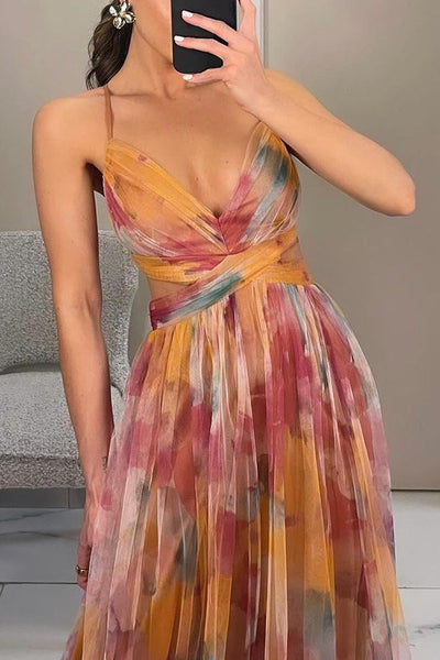 Giselle™ | Betoverende Maxi-jurk met Bloemenprint