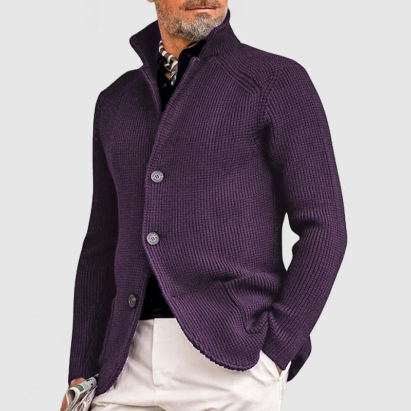 LUCAS – GEBREIDE BUTTON-UP VEST
