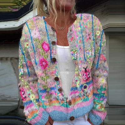 Sanne™ | Elegant vest met bloemenprint