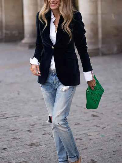 Keet™ | Elegante Blazer van Fluweel