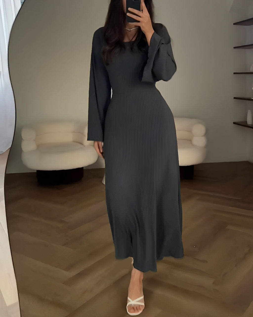 Lubberta™ | Elegante Gebreide Maxi Jurk