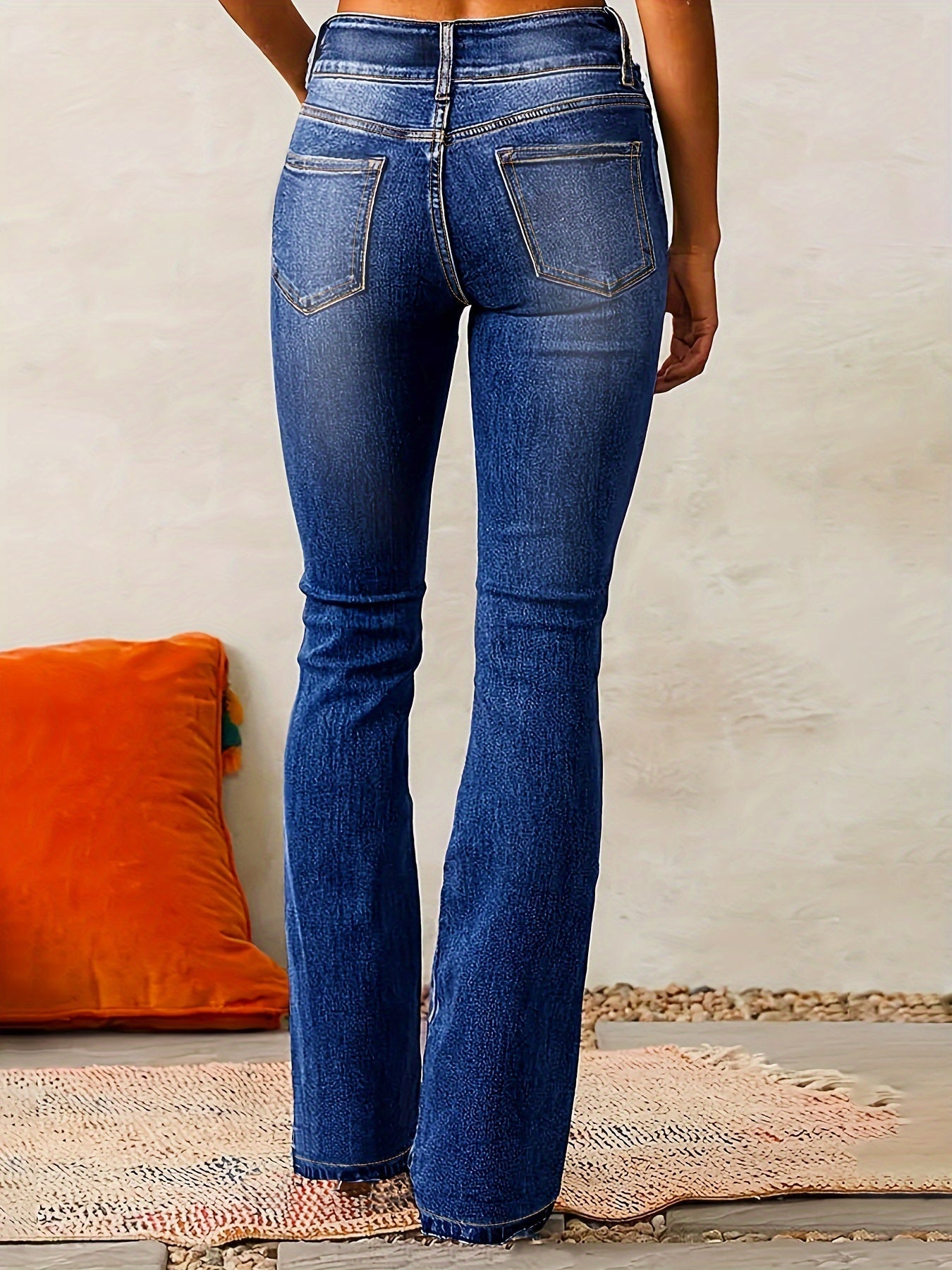 Lamberta™ | Uitlopende jeans met hoge taille