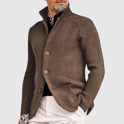 LUCAS – GEBREIDE BUTTON-UP VEST
