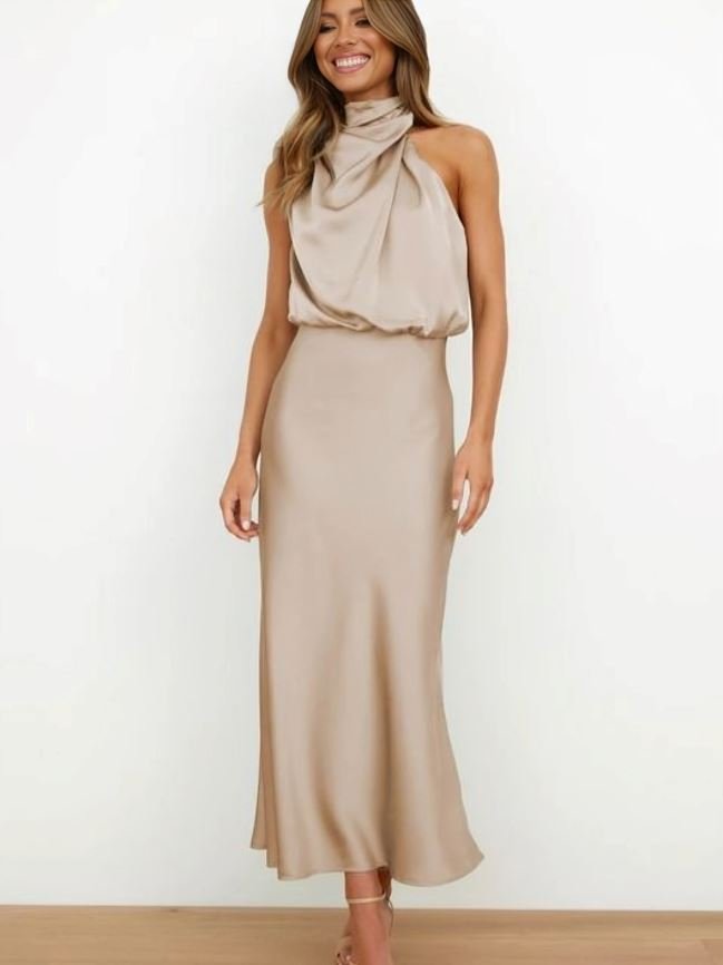 Cedra™ | Elegante Zijden Jurk
