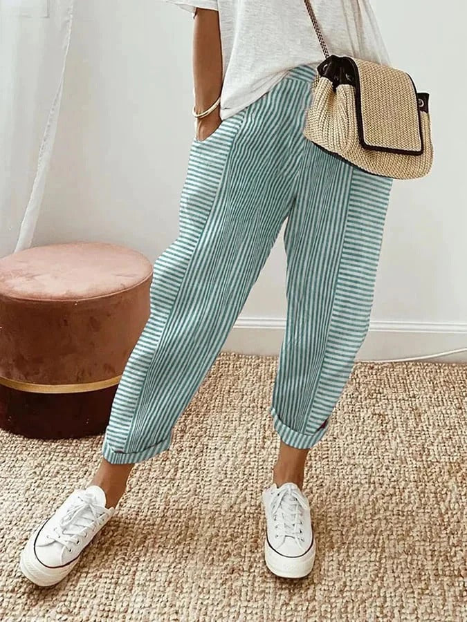Lize™ | Gestreepte Broek