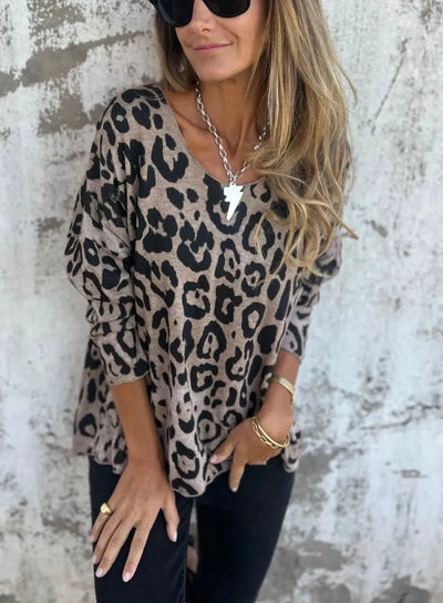 Silje™ | TRUI MET DIERENPRINT