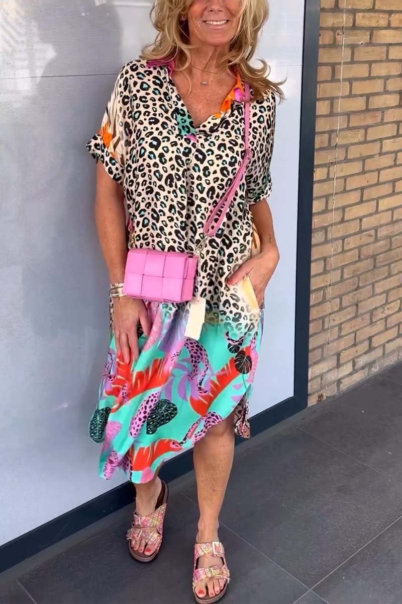 SIENNA – SHIRTJURK MET GEDURFDE PRINTMIX