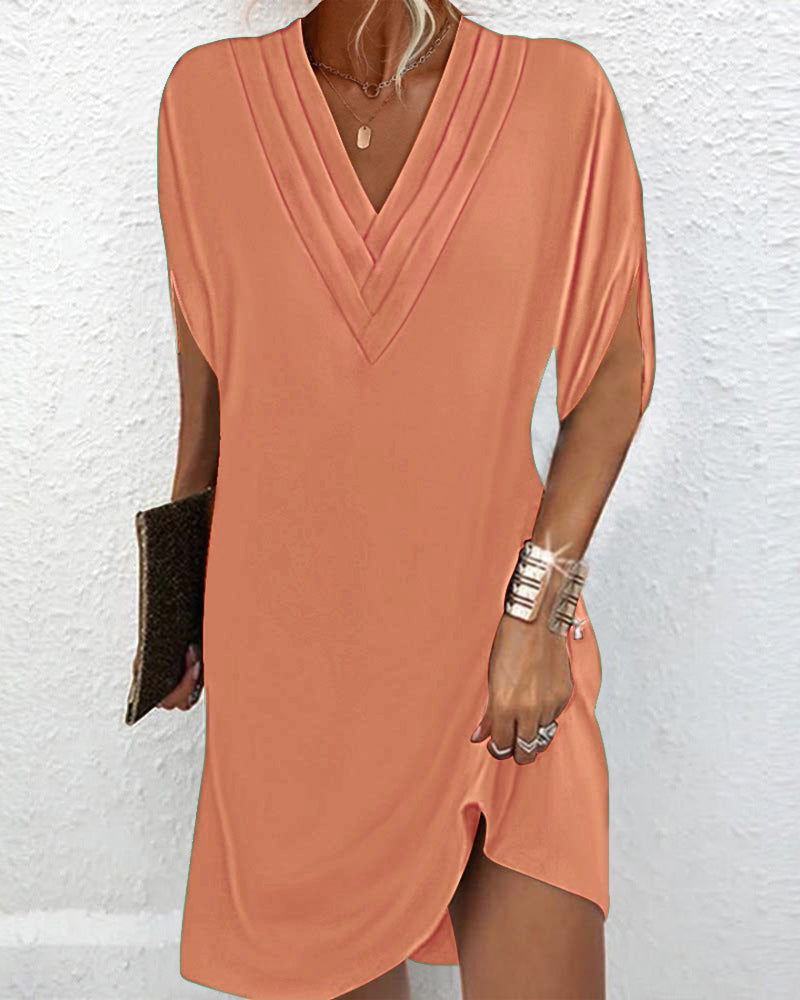 Wendelina™ | Elegante Jurk met V-Hals