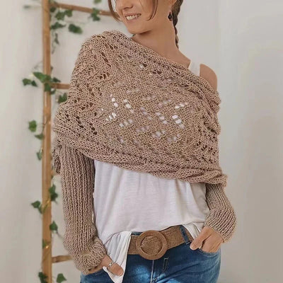 ROSE – ELEGANTE GEBREIDE SHRUG