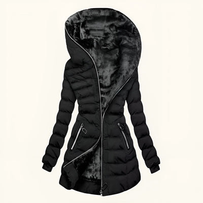 VALERIA – ELEGANTE WINTERJAS MET CAPUCHON