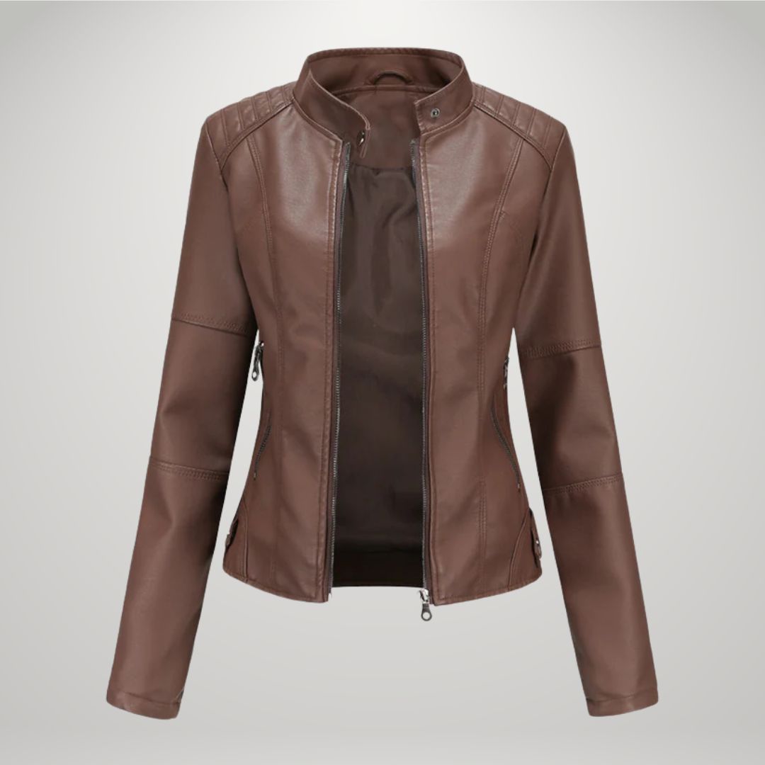 Cornelie™ | Elegante leren jas